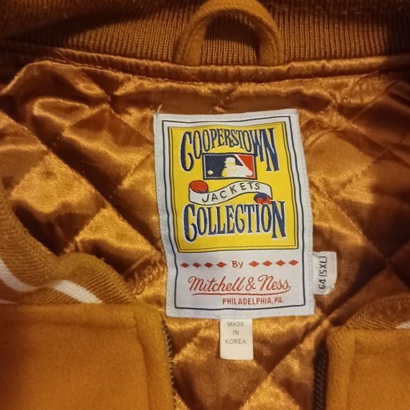 Mitchell & Ness Vintage 2006 Wool NY Yankees Quilted Jacket Men's Size 5… - Picture 8 of 11